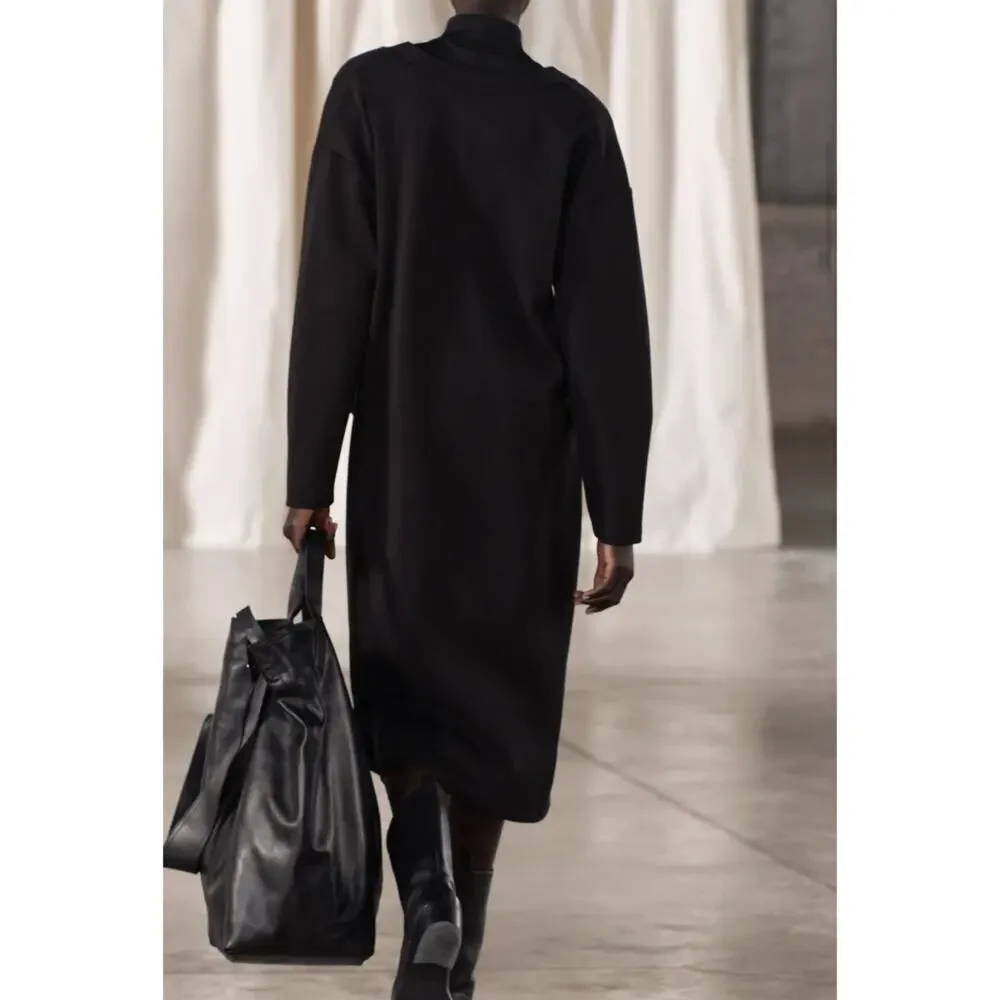 Zara ruched long
